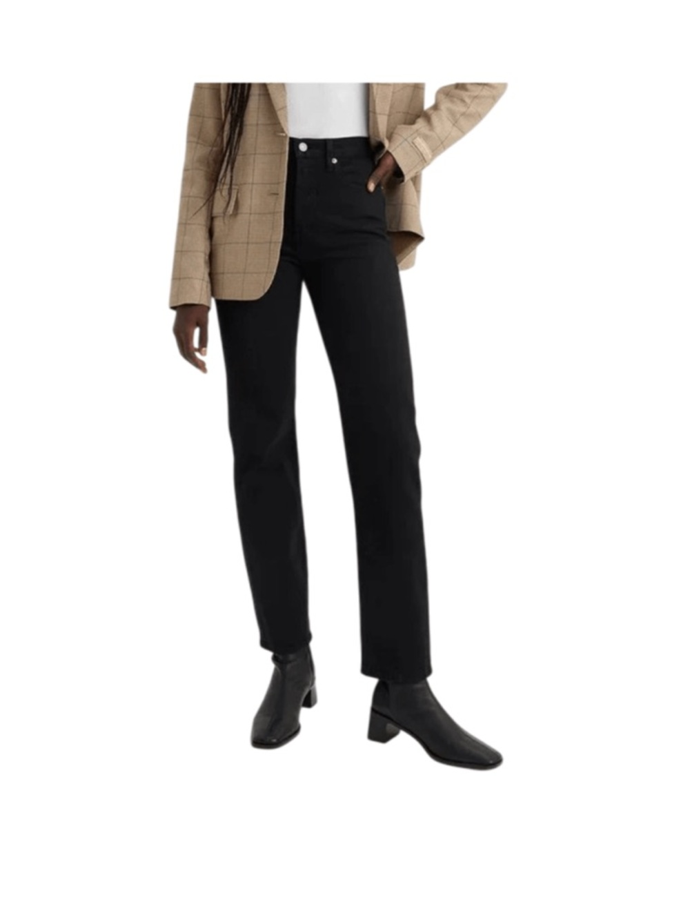 Levi’s Black Wedgie Straight Jeans